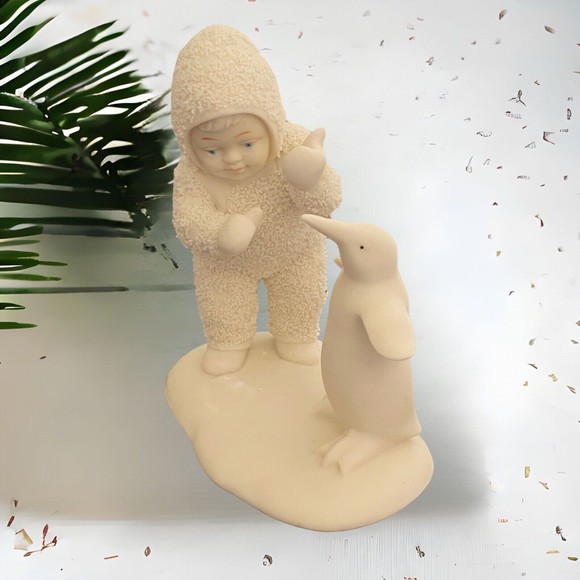 Dept 56 Snowbabies Figurine "I'll Teach You A Trick" 1993 In Box No Hoop Penguin - Picture 8 of 9